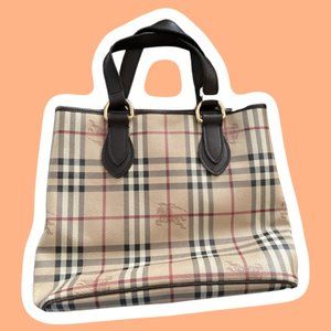 Burberry Nova Check Small Tote